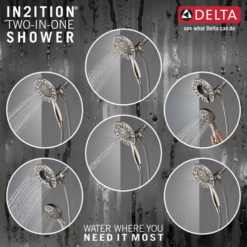 Delta Arvo SingleFunction Shower Faucet Set, Shower Trim Kit with